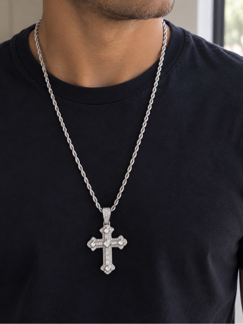 Cross Pendant Necklace – Minimalist and timeless design.
